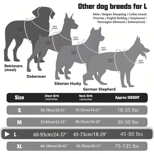 Large Dog Tactical Harness