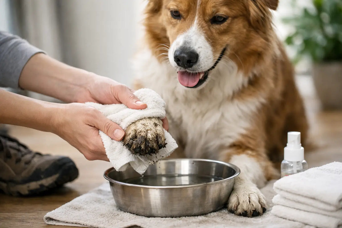 How to Clean Dog Paws After Every Outdoor Walk