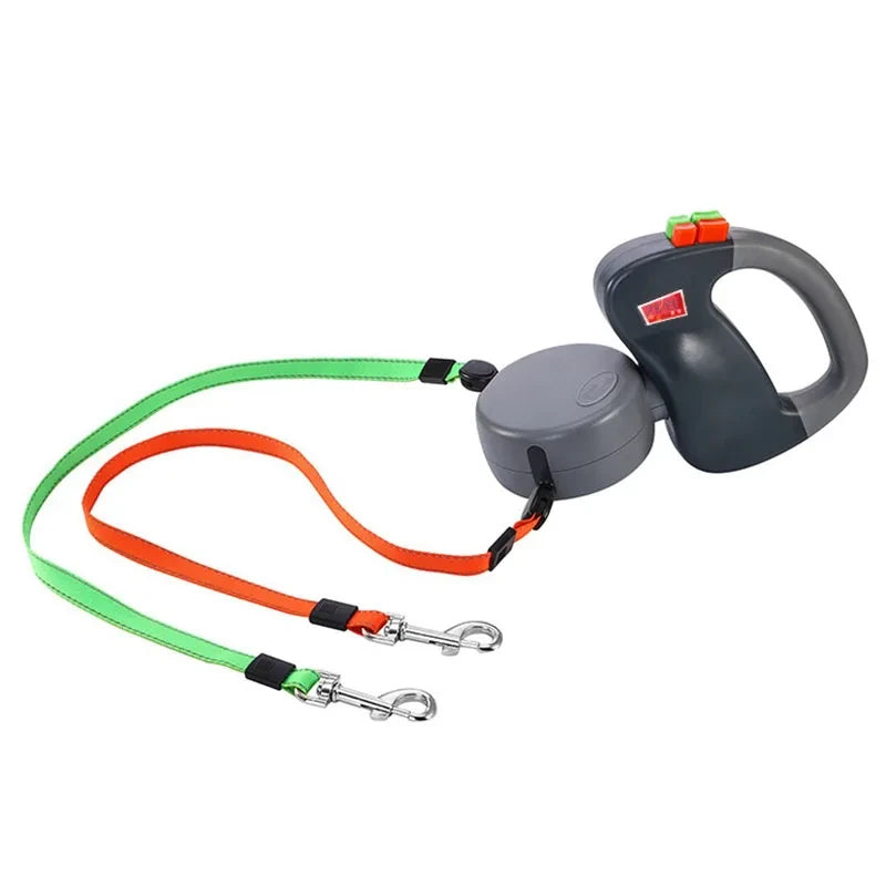 Dual Dog Retractable Leash