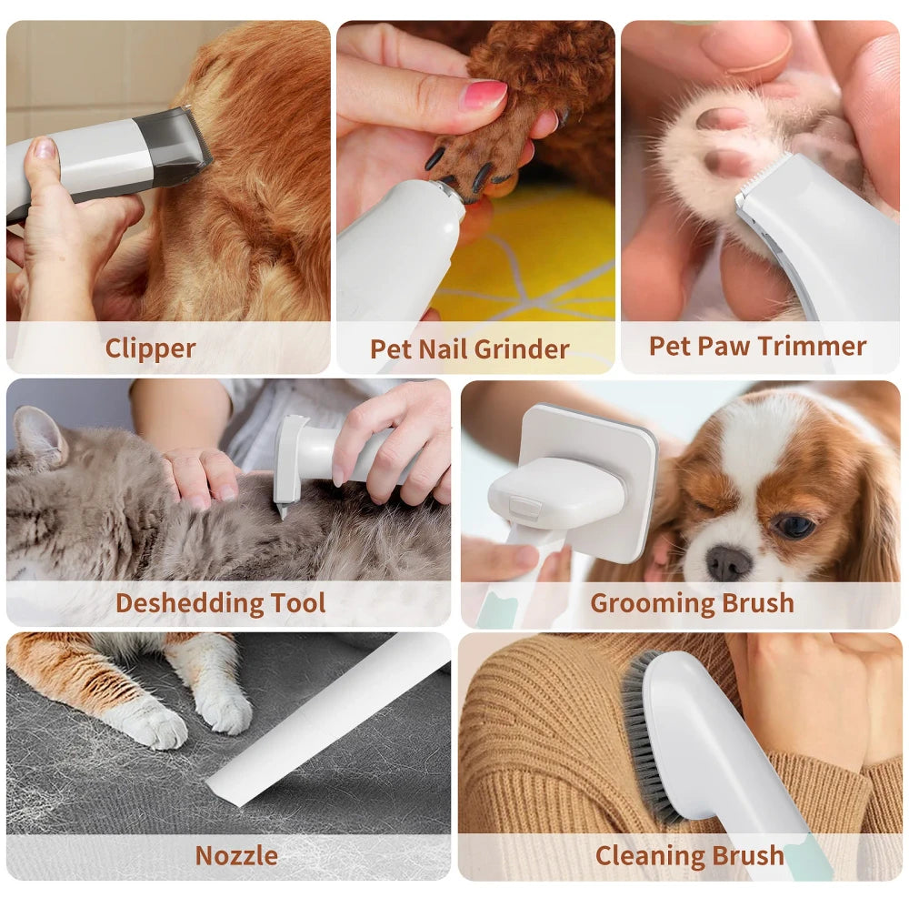 7-in-1 Pet Grooming Vacuum
