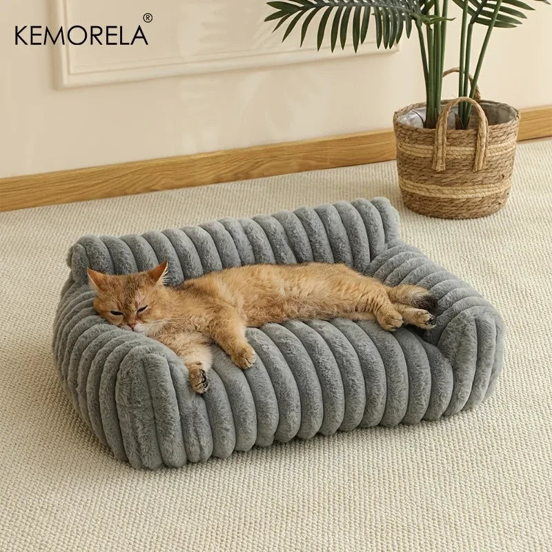 Striped Cat Sofa Bed