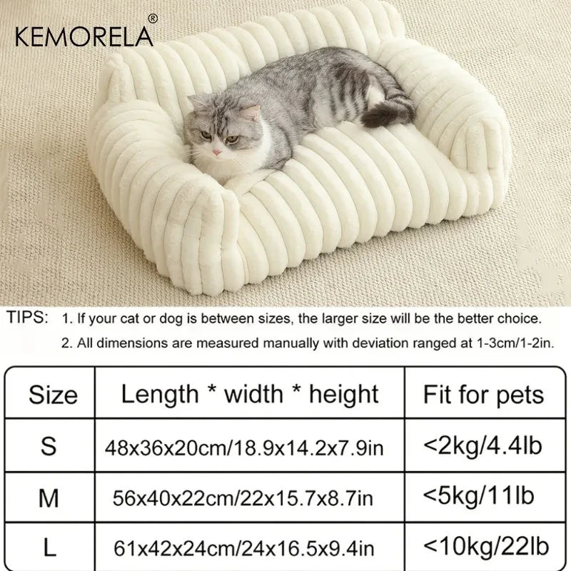 Striped Cat Sofa Bed