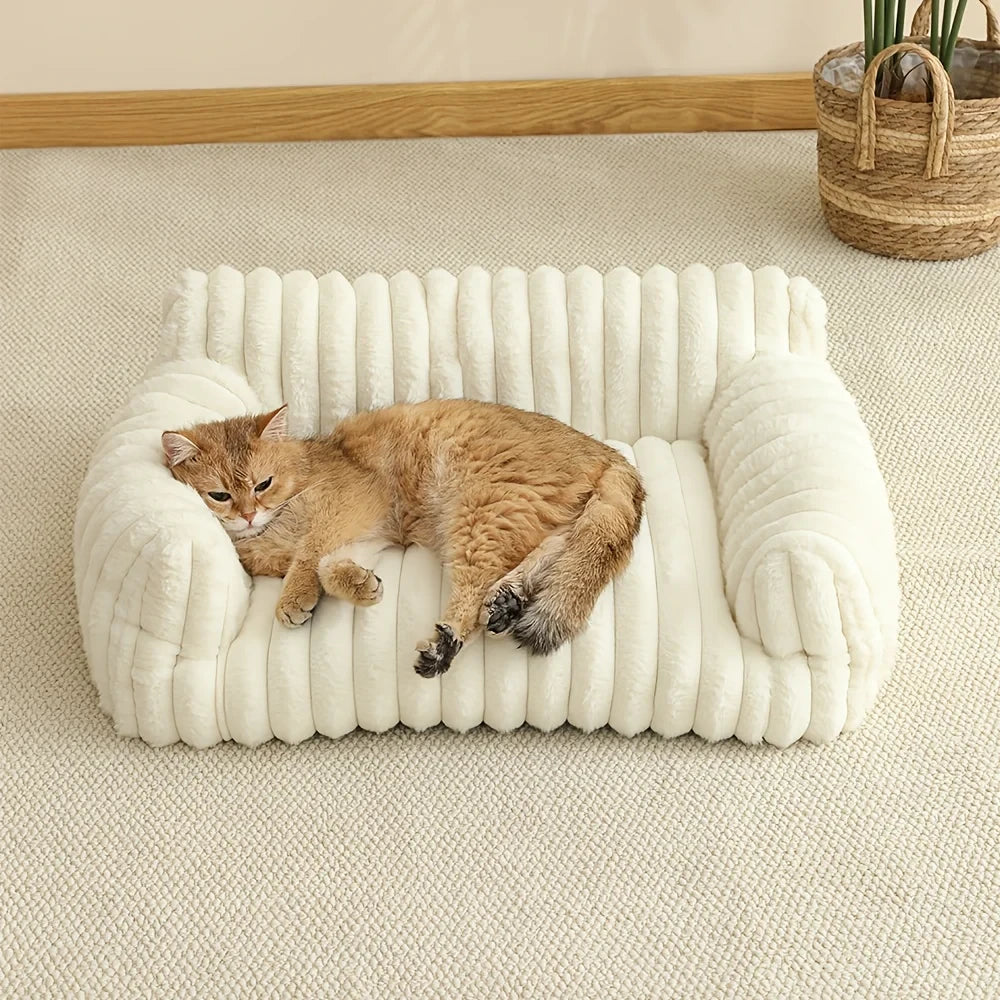 Striped Cat Sofa Bed