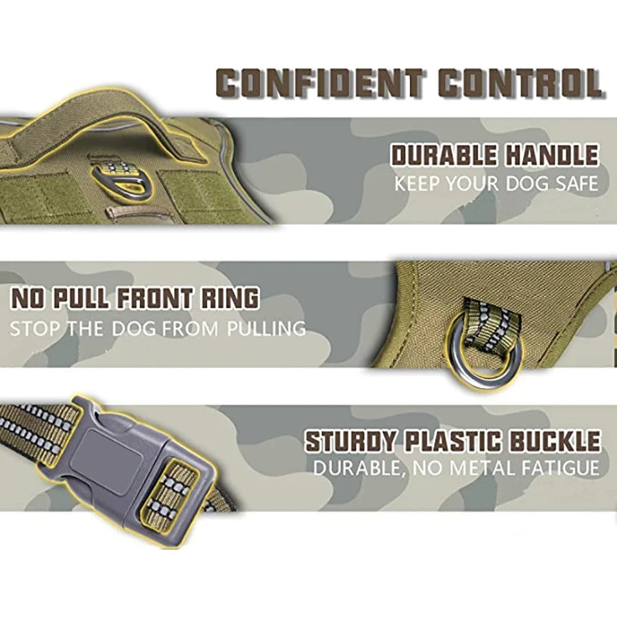 Large Dog Tactical Harness