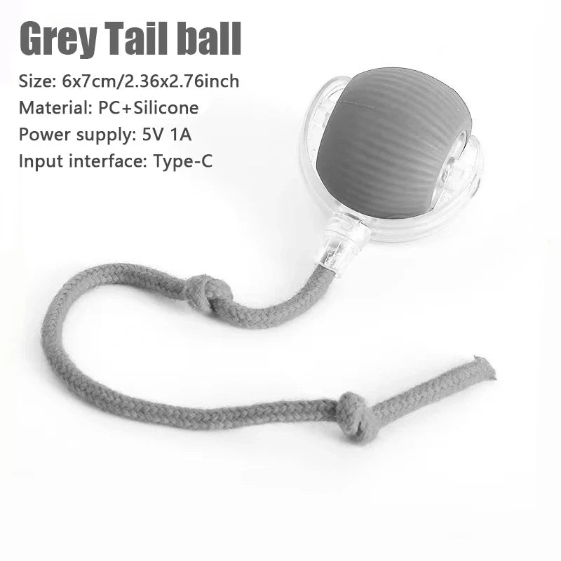 Automatic Rolling Ball with Faux Tail
