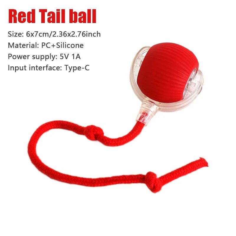 Automatic Rolling Ball with Faux Tail